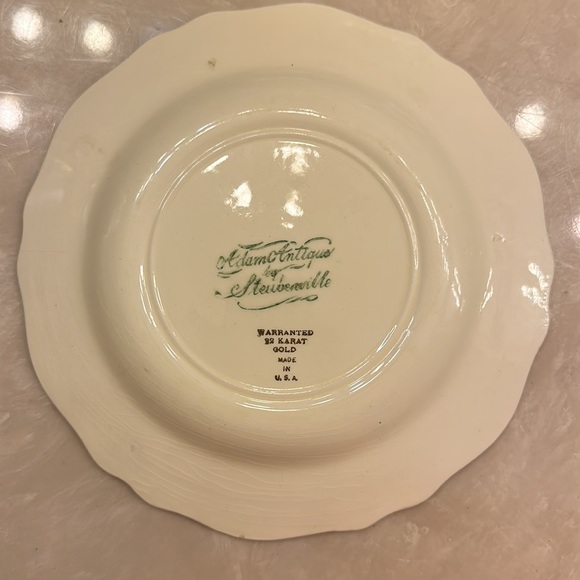 Vintage Adam Steubenville Antiques Plate - Picture 5 of 8